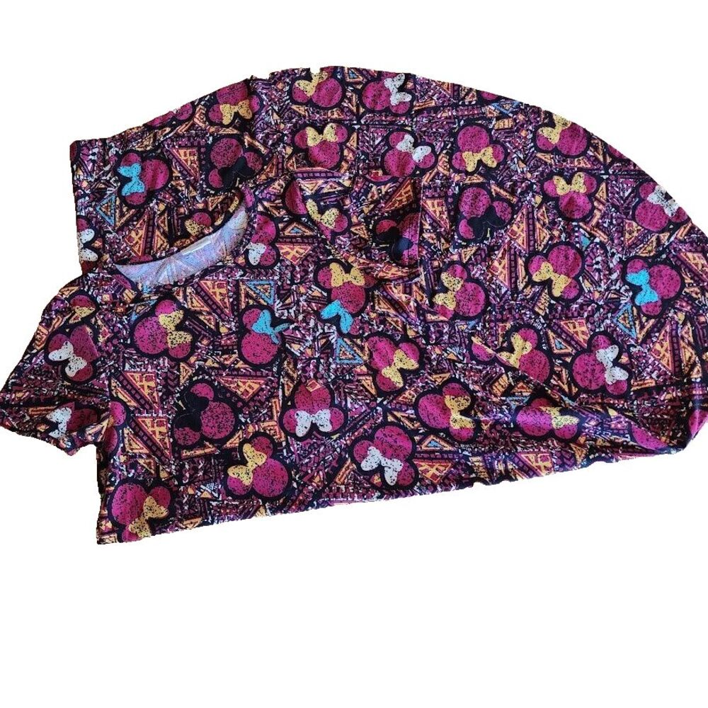LuLaRoe x Disney Carly Women Dress Size XS Minnie All Over Print Short Sleeve